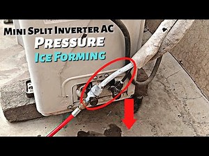 ICE Freezing on Mini-Split AC Suction Pipe Line