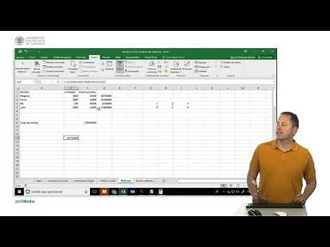 Excel. Matrix constants and matrix functions | | UPV