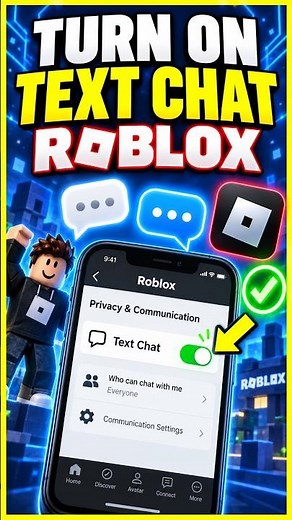How To Turn On Text Chat In Roblox (New Update)#Roblox #RobloxTutorial #RobloxUpdate #RobloxShorts