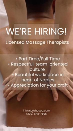 Praha Spa & Salt on Instagram: "We’re looking for a Massage Therapist to join our spa family 🤍 If you love helping people feel better, enjoy working in a calm atmosphere, and want to be part of a supportive team — we would truly love to meet you. At Praha Spa and Salt, we care about: • Happy therapists • Loyal clients • A peaceful, welcoming space • Respect for your time and skills If this feels like your kind of place, send us a message or give us a call. Let’s connect. Praha Spa and Salt 4962