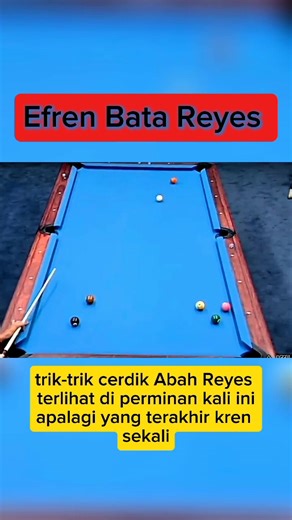 529K views · 7.2K reactions | Trik-trik cerdik Abah memang mantap Lawan jadi ketar-ketir #fyp #vod #billiards #efrenreyesfans | Taufik SA Libu | Facebook