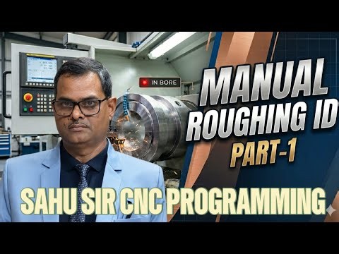 ID Manual Roughing CNC Programming | Part - 1 | By Sahu Sir 