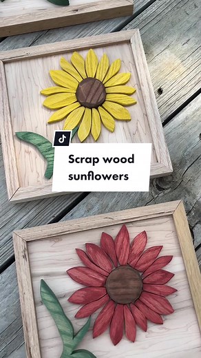 It’s week 4 of Scrap Wood Summer and I think this is my favorite project of all 🌻 About this time every year I start trying to make some fun projects to round our summer and kick off the best season—FALL. Last year I made pumpkin wood art and this year, I tried sunflowers! 😍 These turned out even better than I expected and I’m sharing all the project details on the blog woodshopdiaries.com We have one more week of #scrapwoodsummer to share next week so stay tuned! In the meantime, be sure to c