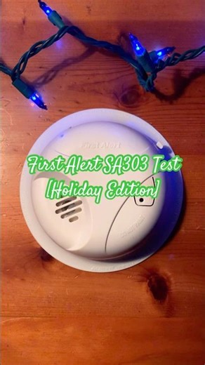 [Holiday Edition] First Alert SA303 Smoke Alarm Test #smokealarm #firstalert #happyholidays