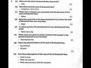 2025 Grade 9 external Exam HISTORY (Social Studies) Answered.