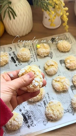 Les meilleurs Craquelés au Citron 🍋 (recette facile pour l’Eïd)