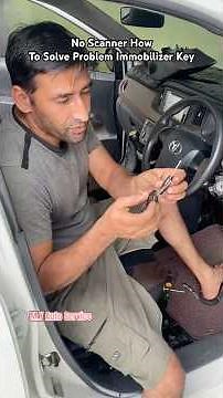 No Scanner, How To Solve Problem Immobilizer Key #shorts #shortvideo #trending #viral #diy #top