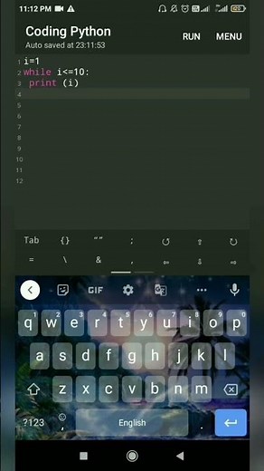 Program to print first 10 natural number in python