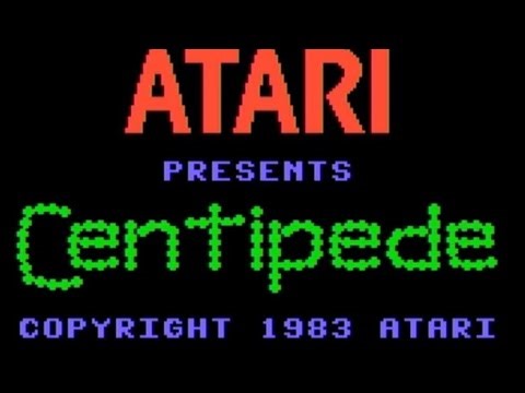 Centipede (1983) - The Atari icon on the ColecoVision