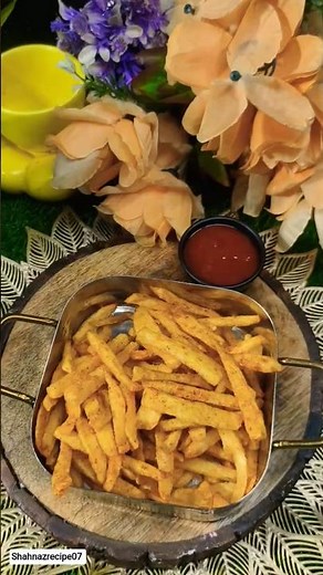 French Fries Recipe 🍟 | Crispy & Perfect Fries at Home 😋✨#ytshorts #shorts#shahnazrecipe07