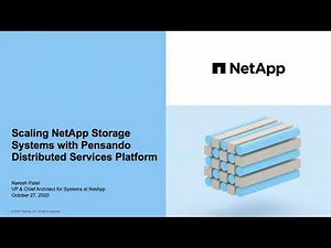 Scaling NetApp Storage Systems with Pensando Distributed Services Platform