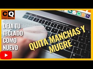 How to REMOVE DIRT from a KEYBOARD - how to CLEAN a laptop keyboard
