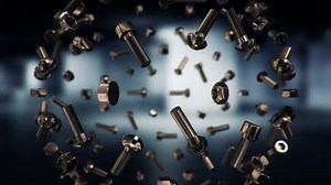 Abstract Background Animation Falling Nuts Bolts Stock Footage Video (100% Royalty-free) 15807697 | Shutterstock