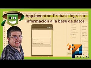 Curso de programación app inventor, base de datos en firebase, agregar registros a la base de datos.