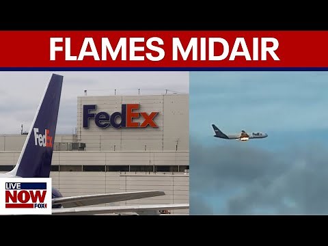 BREAKING: FedEx plane catches fire midair