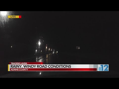 Tracking Hurricane Laura through Mississippi