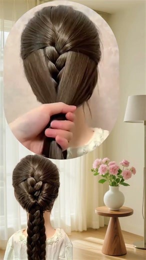 Elegant Double Ponytail Braid Tutorial