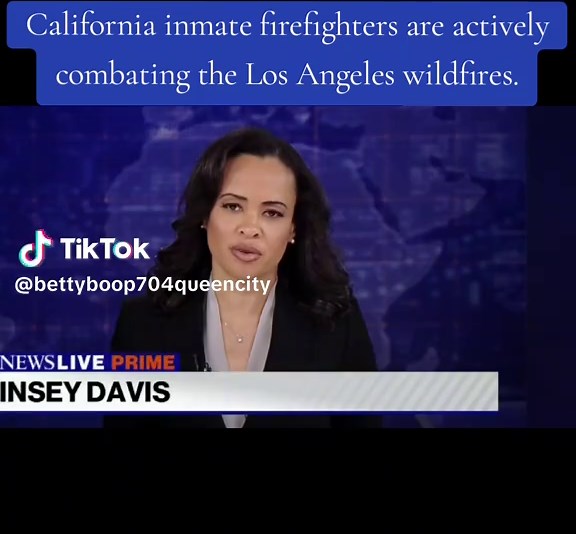 California Inmate Firefighters Combat Wildfires