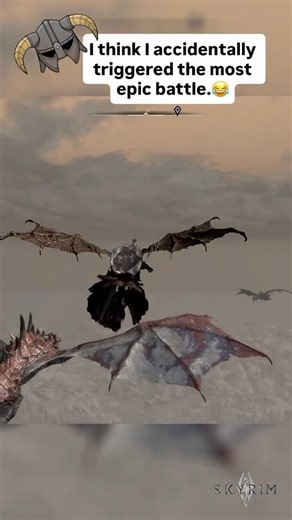 The most epic battle! | Alduin is back? | Skyrim SE Clips | CARLHEINZplays