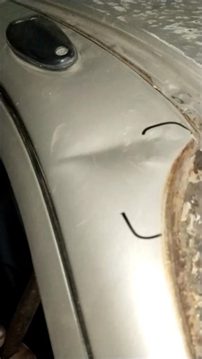 door pillar dent repair difficult work #shortvideo 🔥🔥