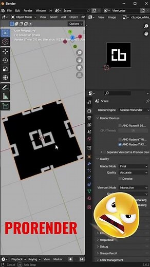 AMD ProRender in Blender issue