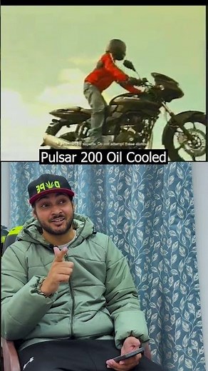 Bajaj Pulsar 200cc with oil cooled engine was a perfect machine for stunts...