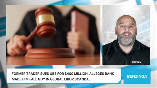 Former Trader Sues UBS For $400 Million, Alleges Bank Made Him Fall Guy In Global Libor Scandal