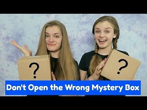 Don't Open the Wrong Mystery Box Challenge ~ Jacy and Kacy