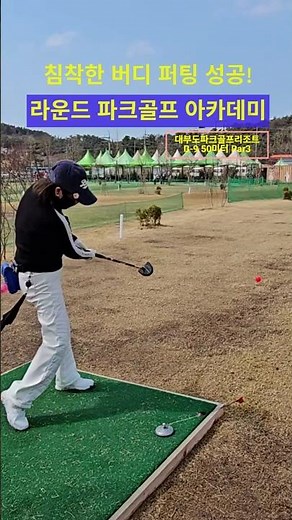 파크골프 치는 법! 침착한 스윙으로 버디 성공! # #파크골프 #대부도파크골프리조트 #파크골프스윙 #파크골프퍼팅 #버디찬스