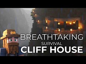How to Build the PERFECT Cliff House in Minecraft – Stunning Views & Mob-Proof Survival Base!