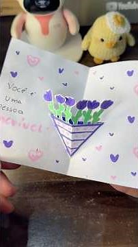 Learn how to make a handmade paper gift 💜 #diy #art #handmade #giftideas #tutorial