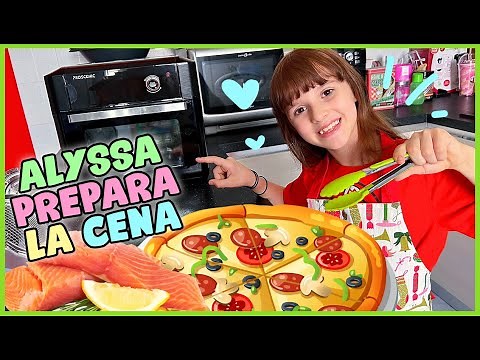Alyssa prepara la cena per tutti! 😋🍕 Con friggitrice ad aria Proscenic T31!
