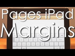 iPad 3 Pages Tutorial: How to Change Margins P7 iPad 2 1