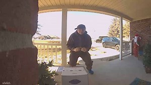 44K views · 697 reactions | Apparently this UPS delivery man wanted to leave this family more than just their packages. Check out his funny dance caught on the surveillance camera. (Courtesy: Bethany Auth via KSTU) | Fox 8 News | Facebook