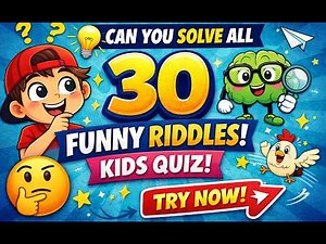 Silly & Fun Riddles for Kids | Quiz Time!