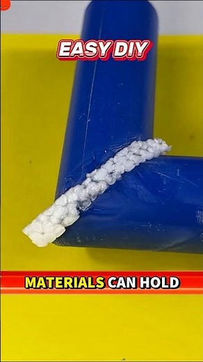 A Genius Way to Connect Pipes Using Glue and Styrofoam #shorts