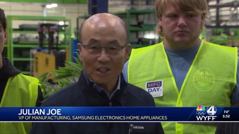 Samsung plant in Newberry opens doors to students on National Manufacturing Day