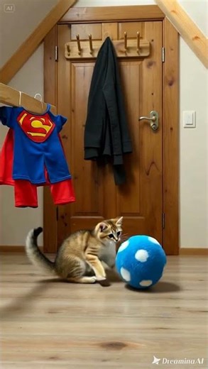 Playful Kittens in the Attic | Cutest Blue Yarn Adventure!