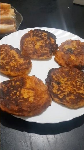 Recette économique : galettes de pommes de terre et carottes en 10 minutes#recettefacile#ramadan