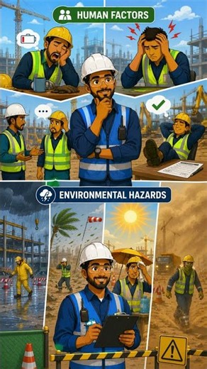 PEOPLE + ENVIRONMENT#HumanFactors #EnvironmentalHazards #HeatStress #safetyculture #WorkplaceSafety