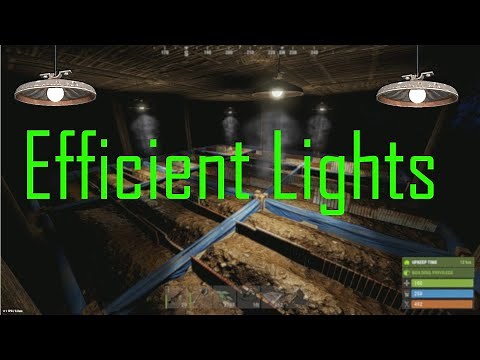 Rust | How to setup farm lights efficiently