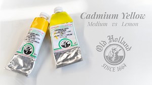 In this video the Dutch artist Lennaert Koorman explains the difference between Cadmium Yellow Medium and Cadmium Yellow Lemon. 💛 | Old Holland Classic Colours