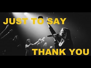Heartfelt Thank You Song 🎵 Express Your Gratitude for 2025.| Say Thank You Lord | Christian Worship.