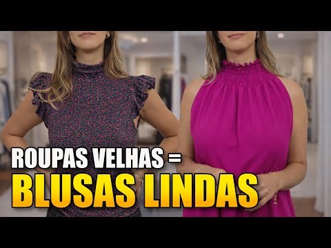 3 Ideas for Beautiful Blouses Made From Old Clothes - DIY