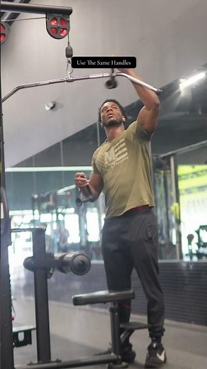 Single Lat Pulldown Alternative #gymtips #backworkout