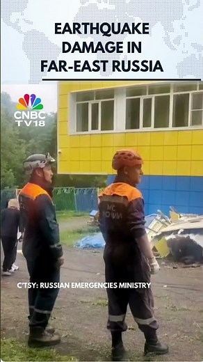 Russia Earthquake: Fire Crews Inspect Earthquake Damage in Far-East Russia | N18G