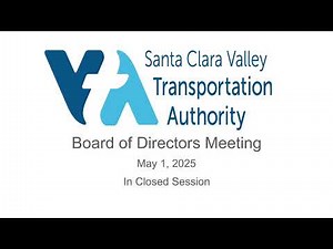 VTA Board of Directors Meeting May 1, 2025 5:30 PM