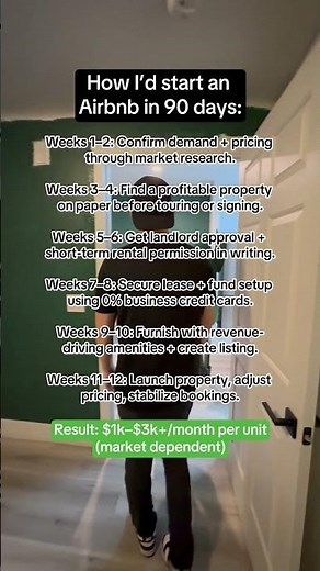 How I’d start an Airbnb in 90 days