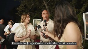 A peak backstage with Emily & I for our JUNGLE CRUISE premiere day ⭐️🥂 After 3 years in the making, it was with butterflies, with mana and with so much love and gratitude for every soul in the theater that came to celebrate this special moment with us - our official worldwide JUNGLE CRUISE premiere. It was an incredible experience to share safely alongside the fans, the press and best of all the REAL Disneyland Jungle Cruise skippers right there under the stars at Disneyland. And very cool to t