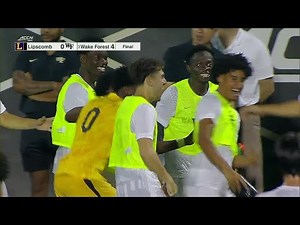 Lipscomb vs. Wake Forest Full Match Replay | 2025 ACC Men's Soccer